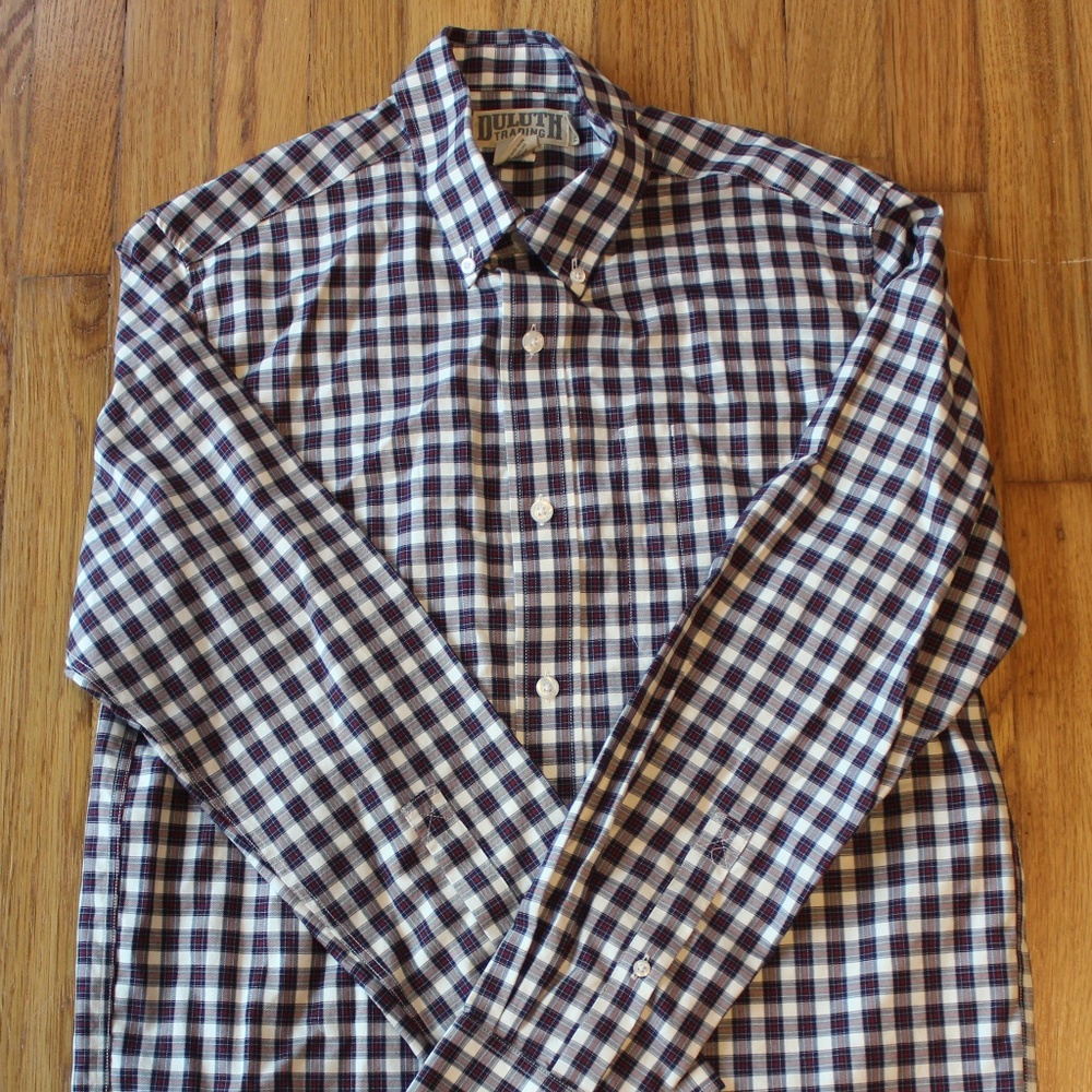 Duluth Trading mens long sleeve shirt size M